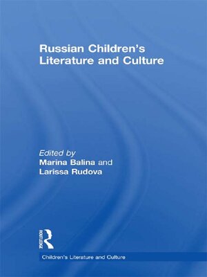 cover image of Russian Children's Literature and Culture